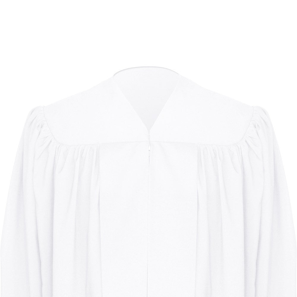 Premium White Baptismal Robe