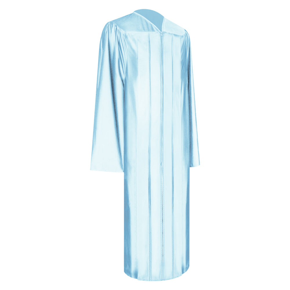 Shiny Light Blue Choir Robe
