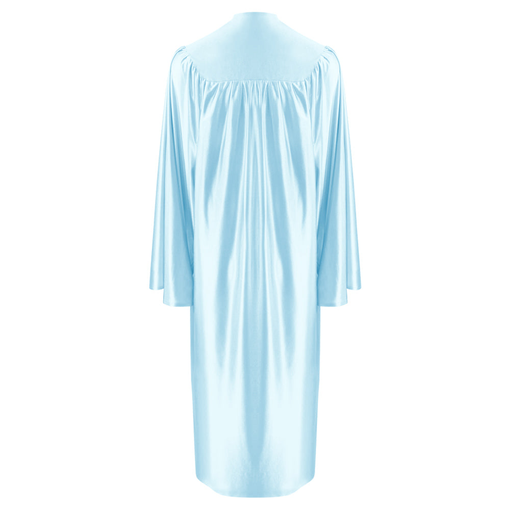 Shiny Light Blue Choir Robe