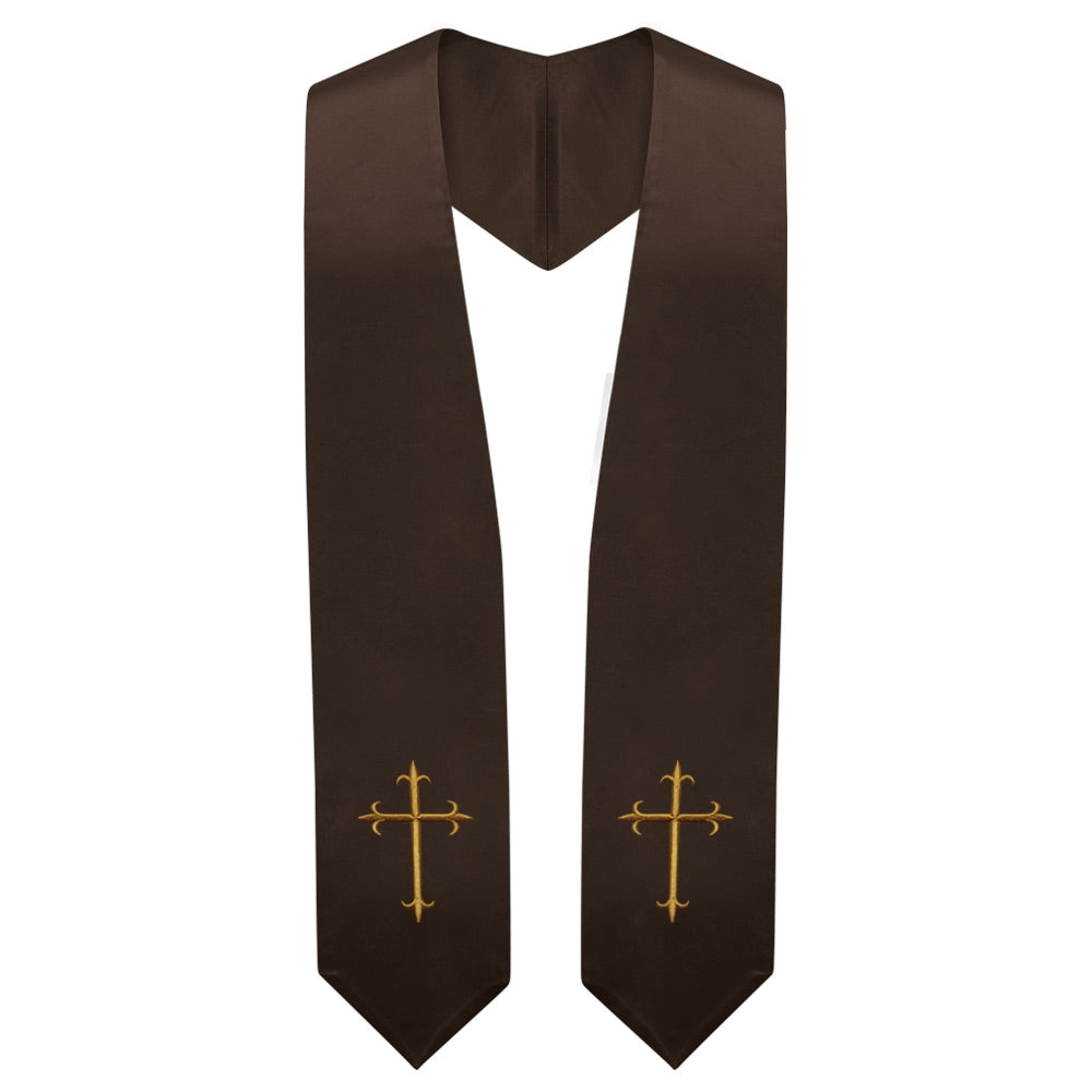 Brown Traditional Choir Stole