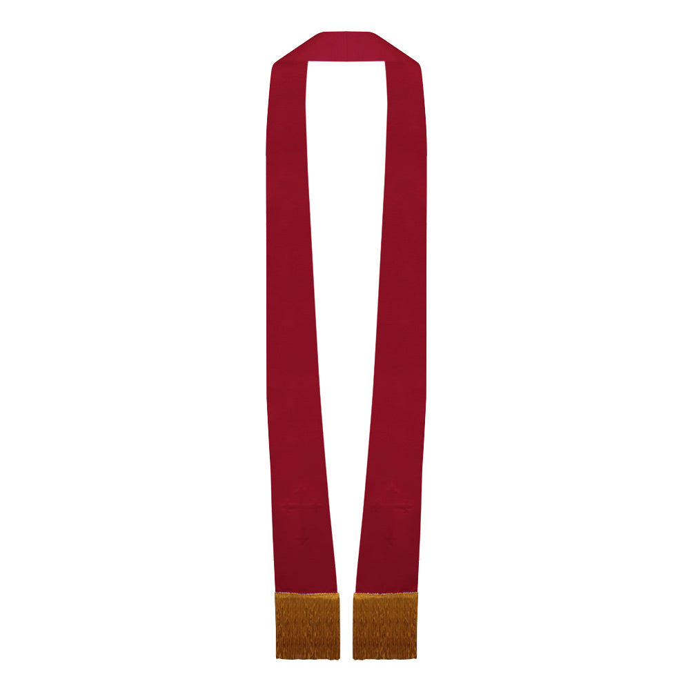 Red Satin Pulpit Stole