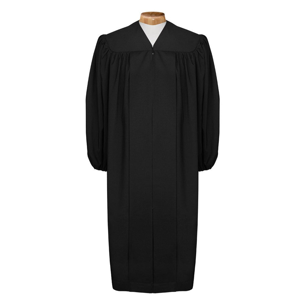 Premium Black Baptismal Robe