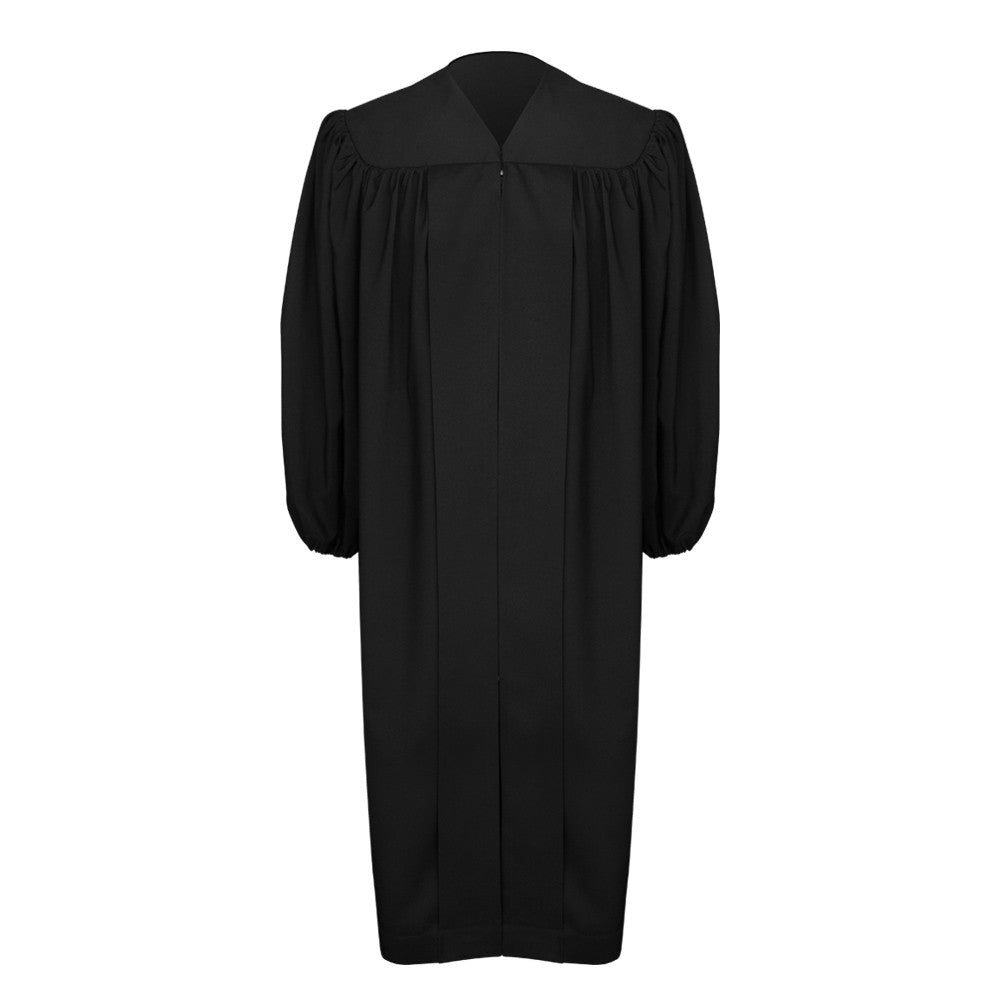 Premium Black Baptismal Robe