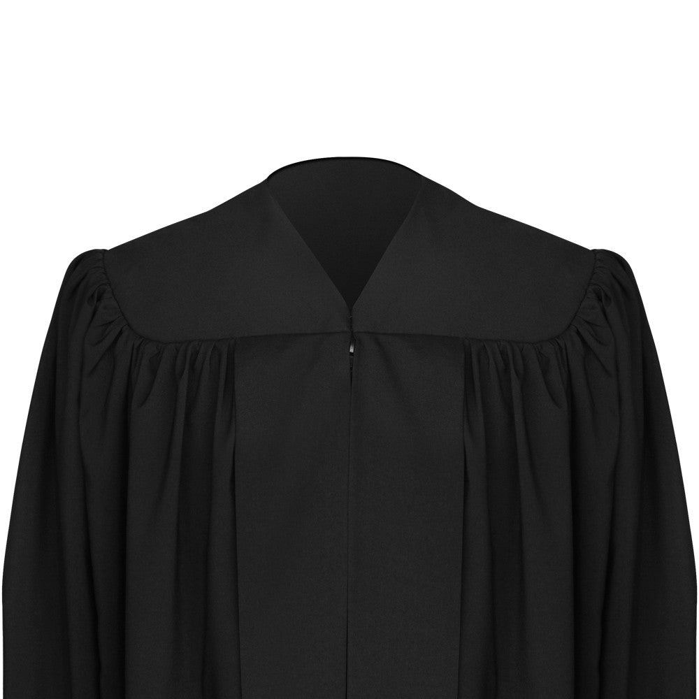 Premium Black Baptismal Robe