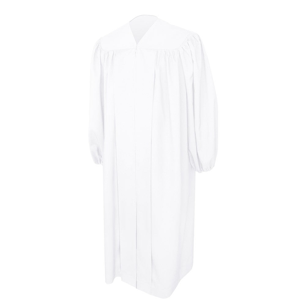 Premium White Baptismal Robe