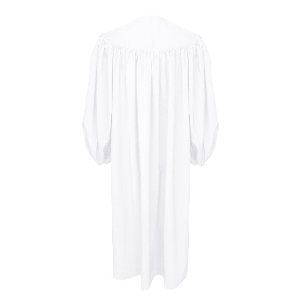 Premium White Baptismal Robe