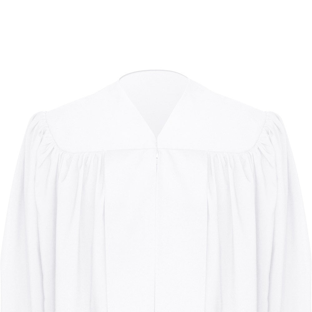 Premium White Baptismal Robe