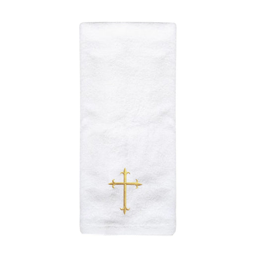 Small Baptism Towel With Cross