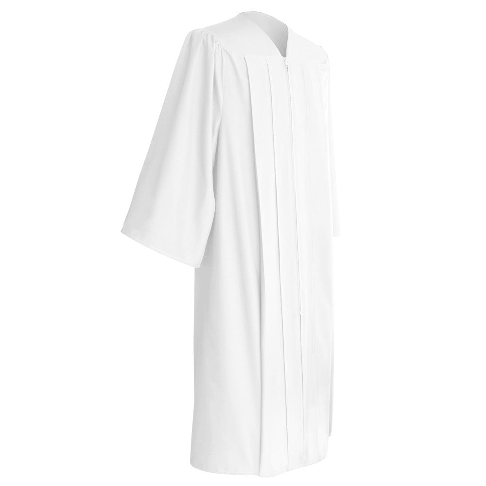 Matte White Choir Robe – Choir and Clergy