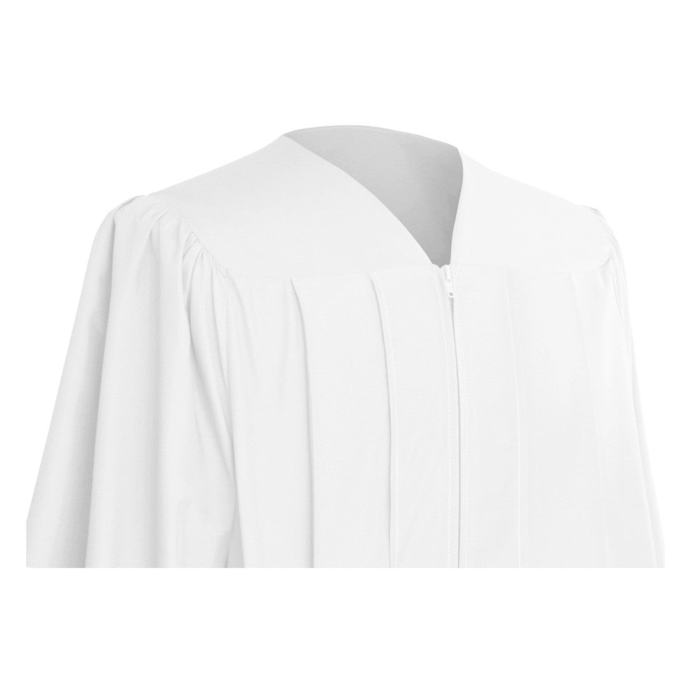 Matte White Choir Robe – Choir and Clergy
