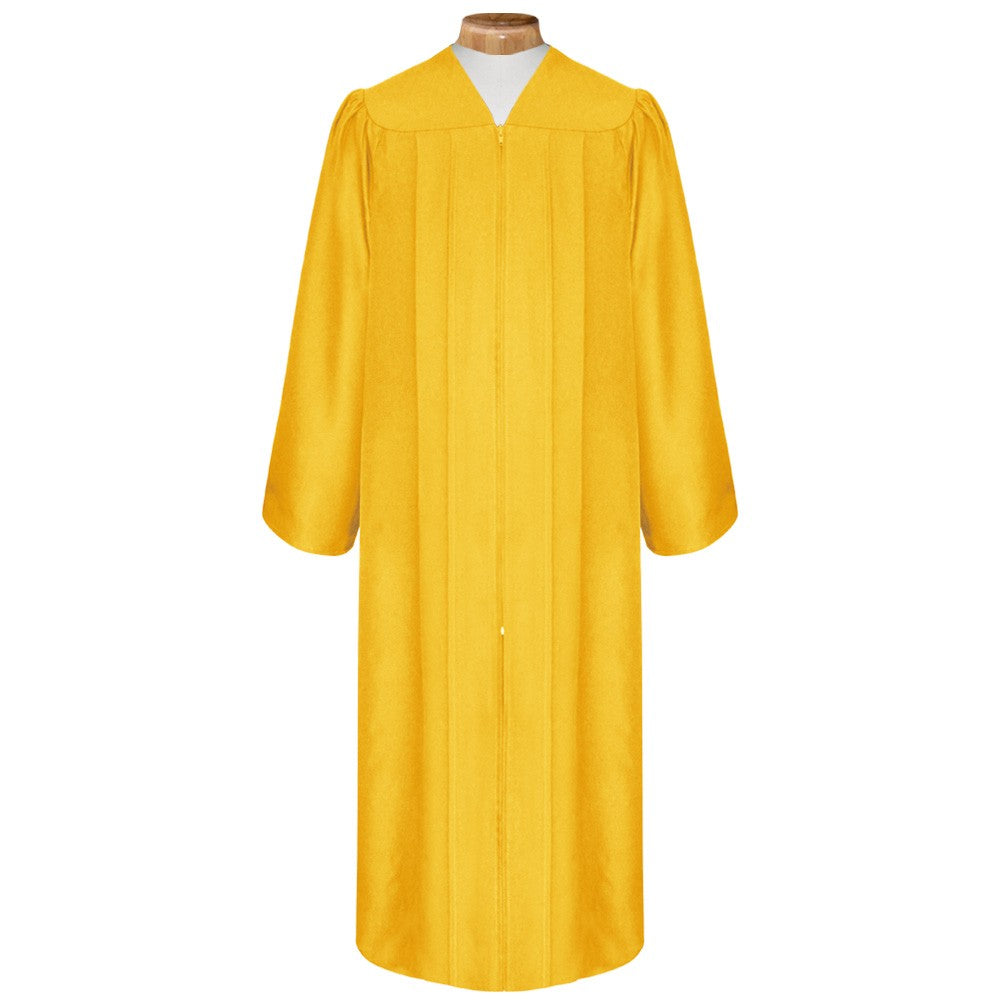 Matte Gold Choir Robe – Choir and Clergy