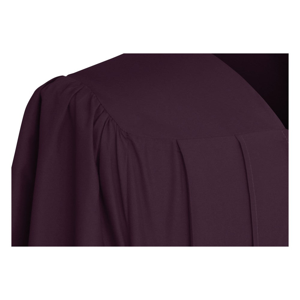 Matte Maroon Choir Robe