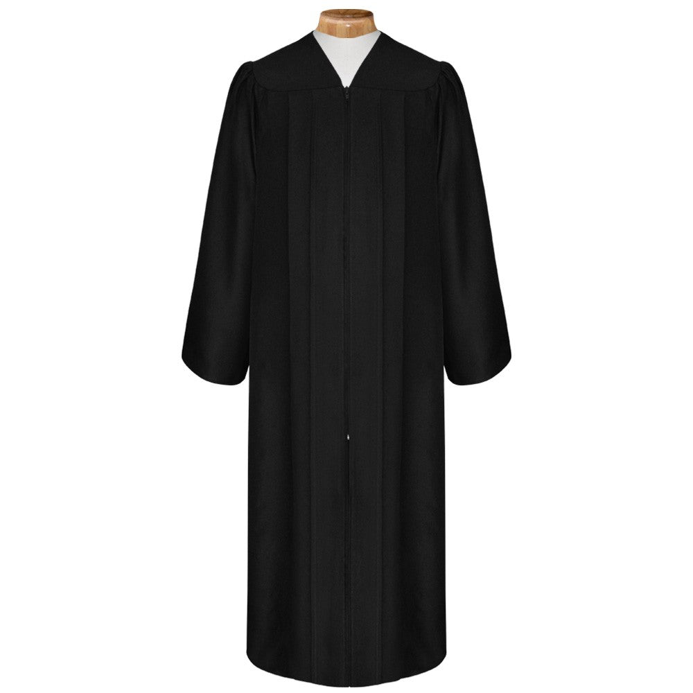 Matte Black Choir Robe