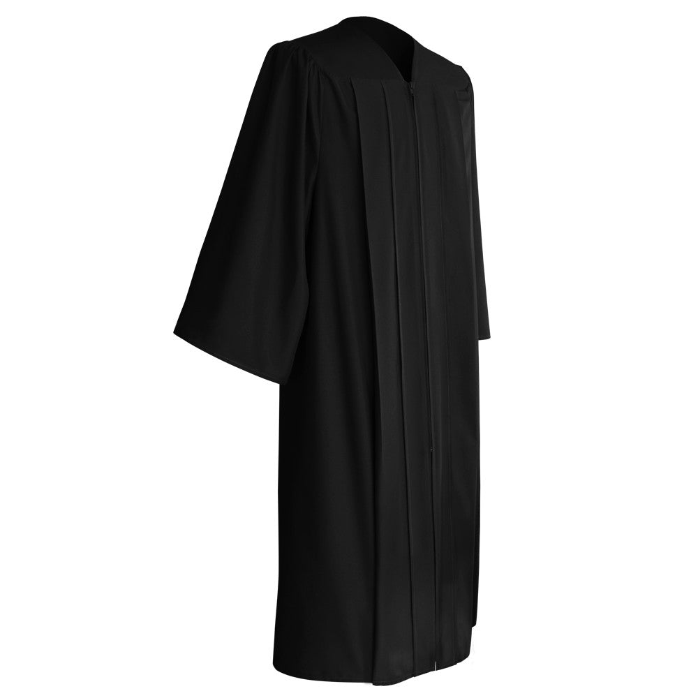 Matte Black Choir Robe