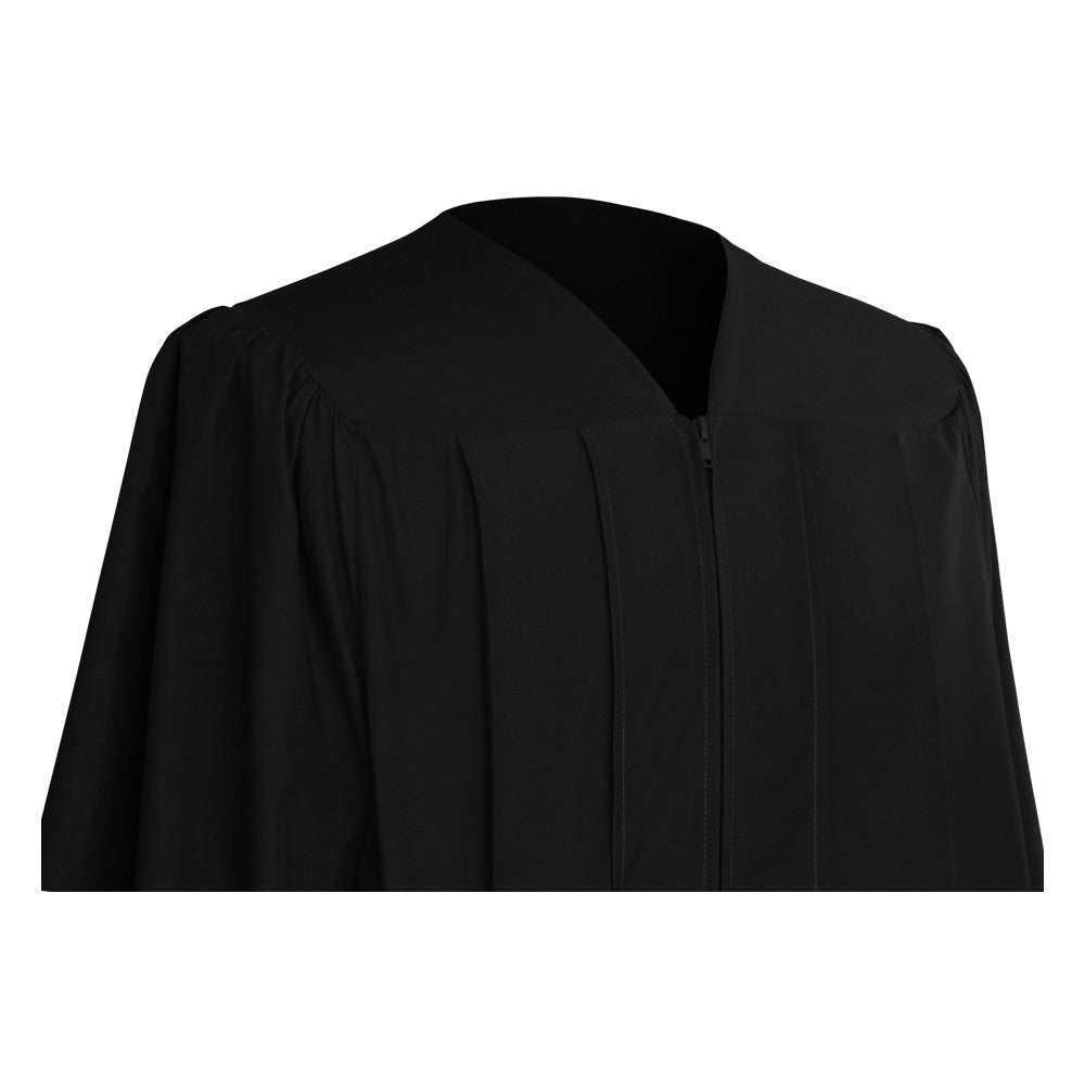 Matte Black Choir Robe