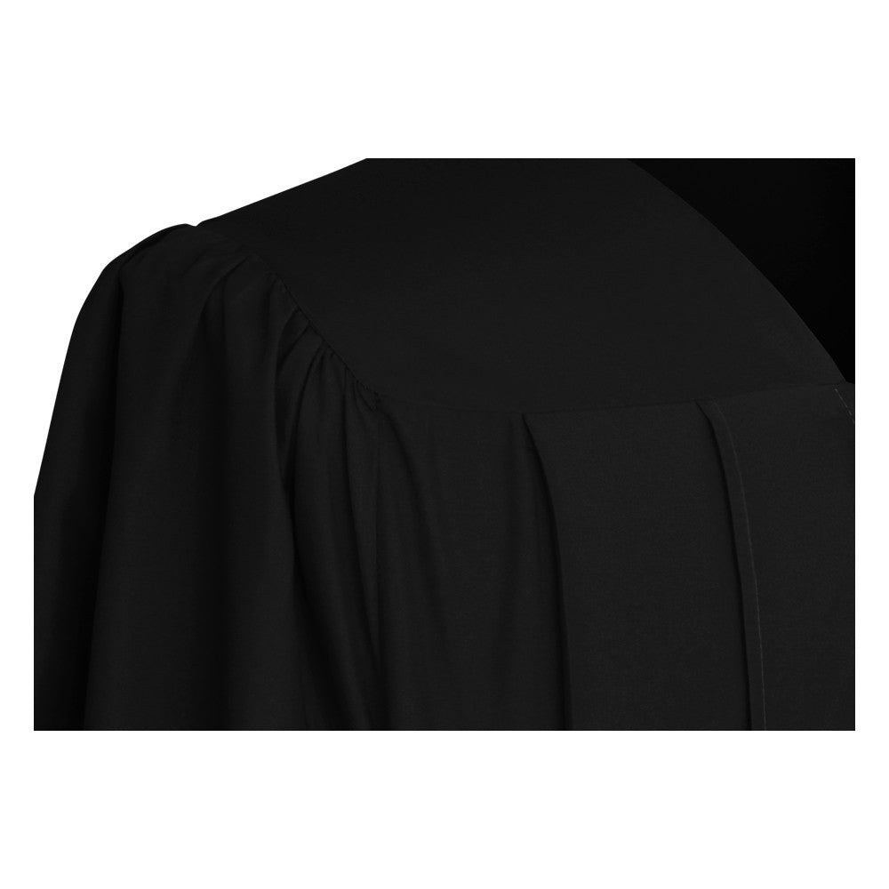 Matte Black Choir Robe