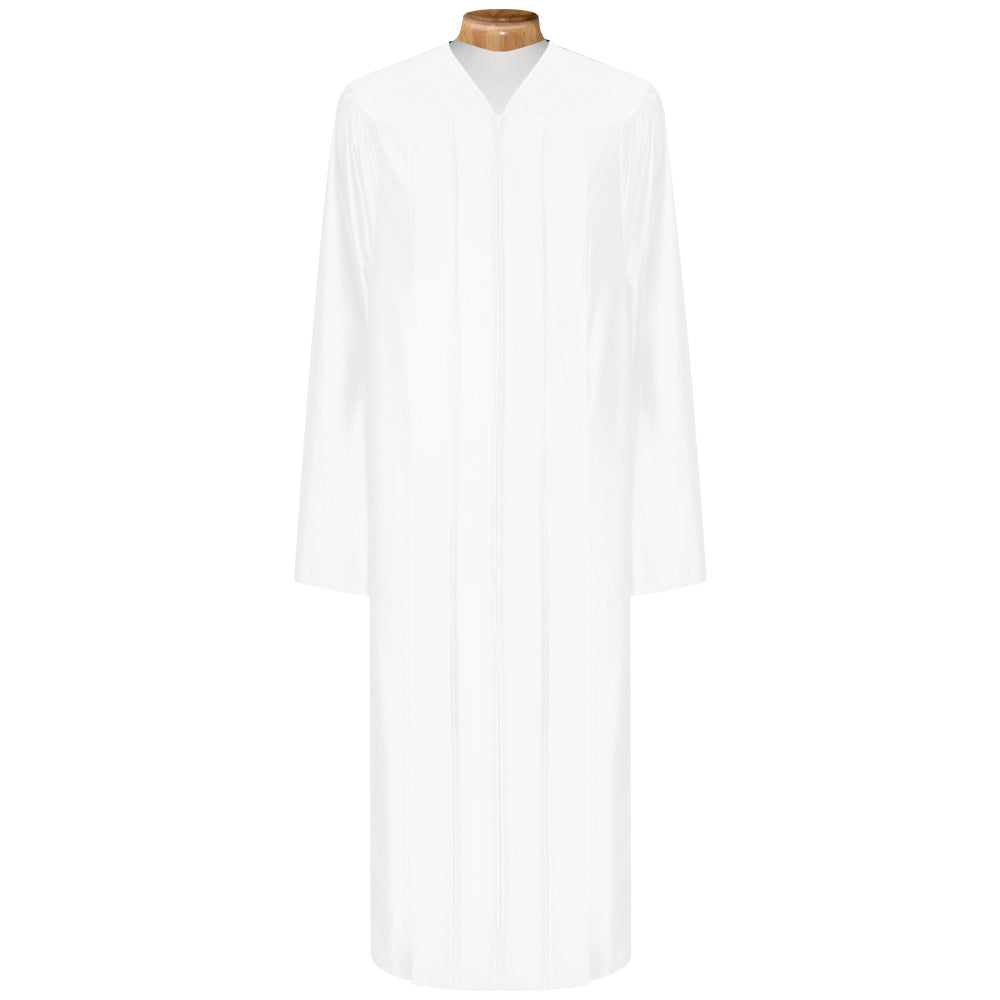 Shiny White Choir Robe