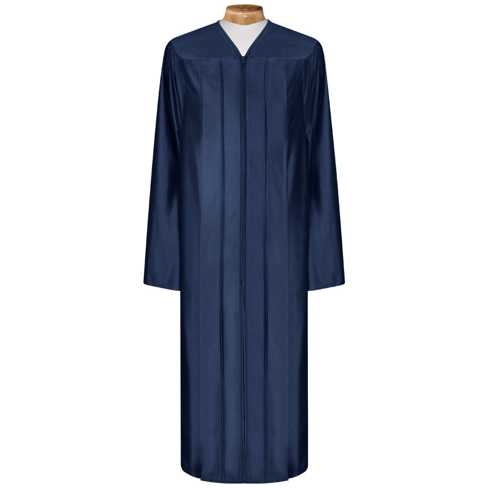 Shiny Navy Blue Choir Robe