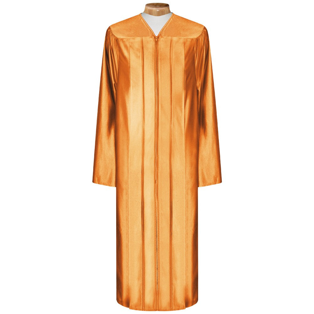 Shiny Orange Choir Robe