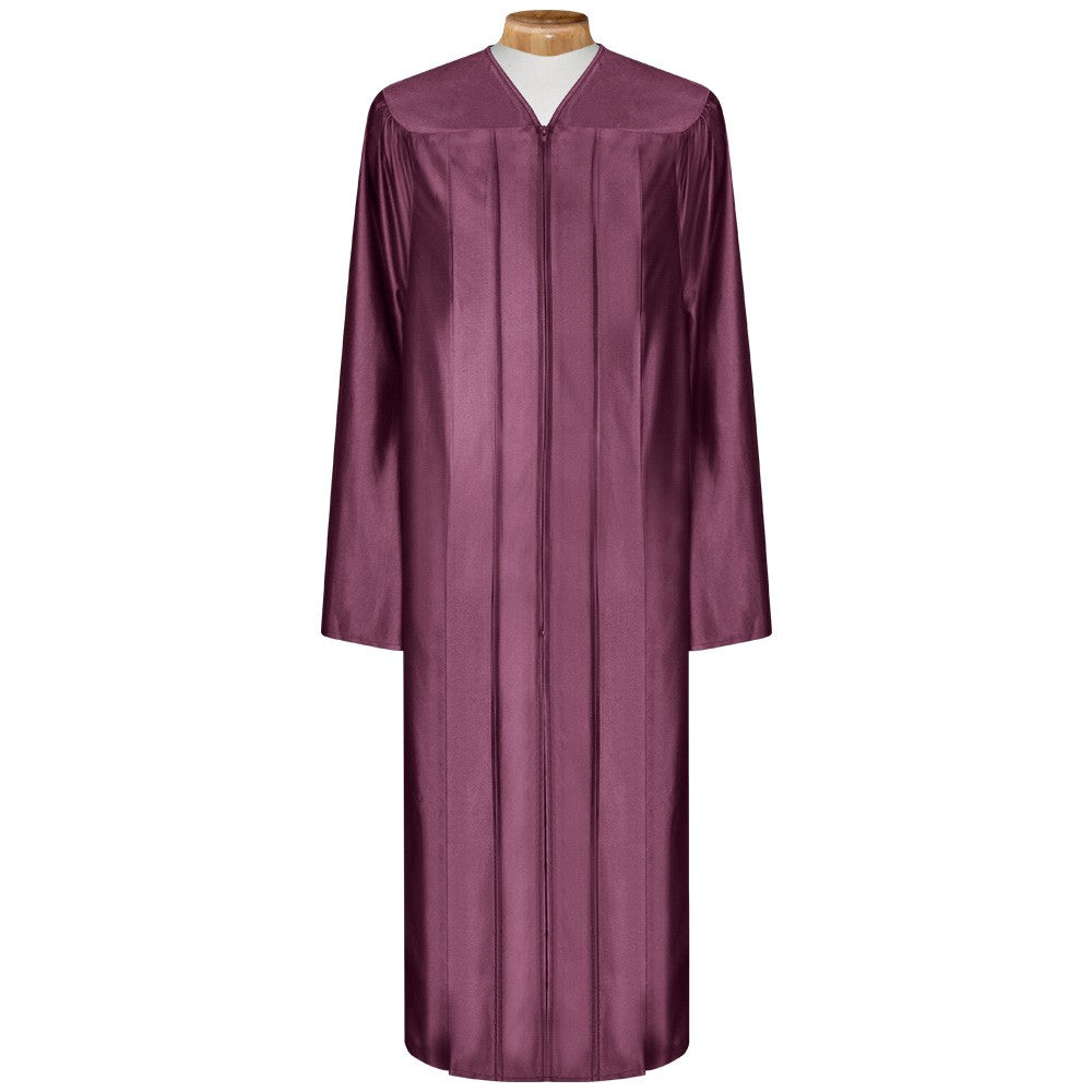 Shiny Maroon Choir Robe