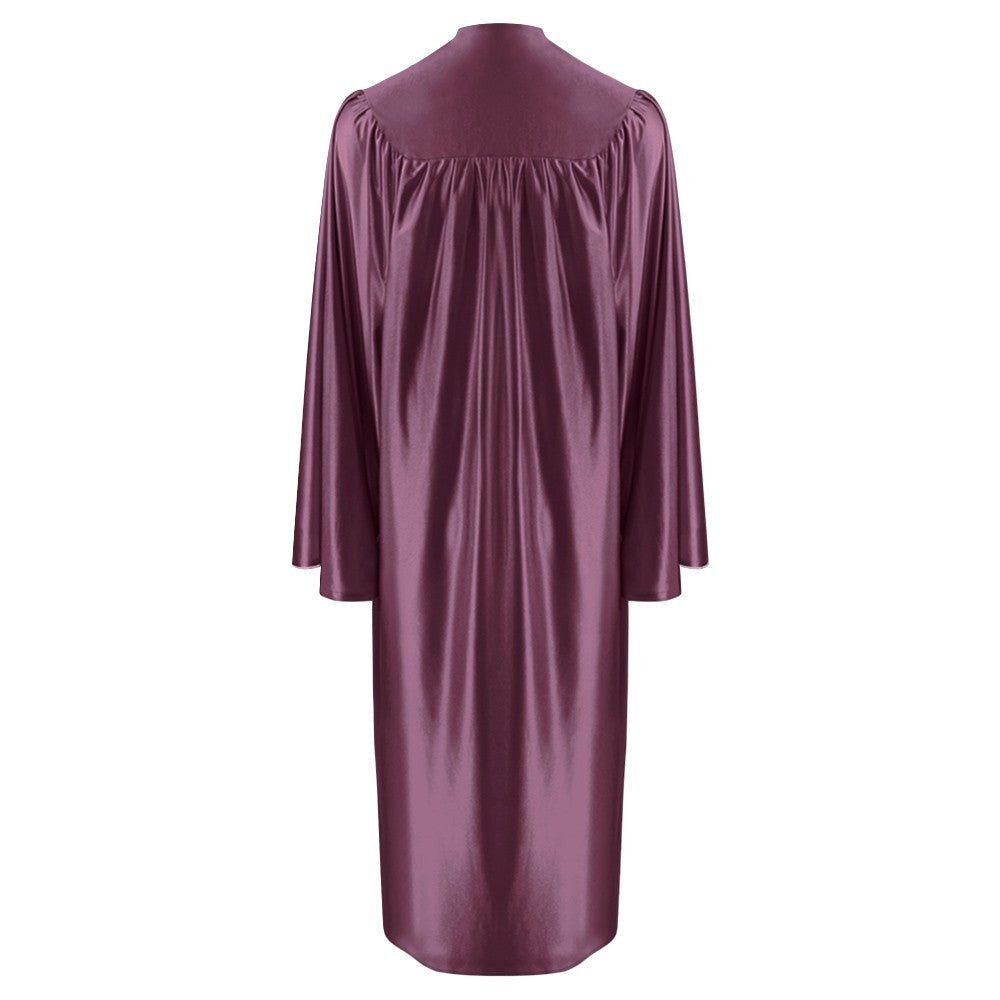 Shiny Maroon Choir Robe