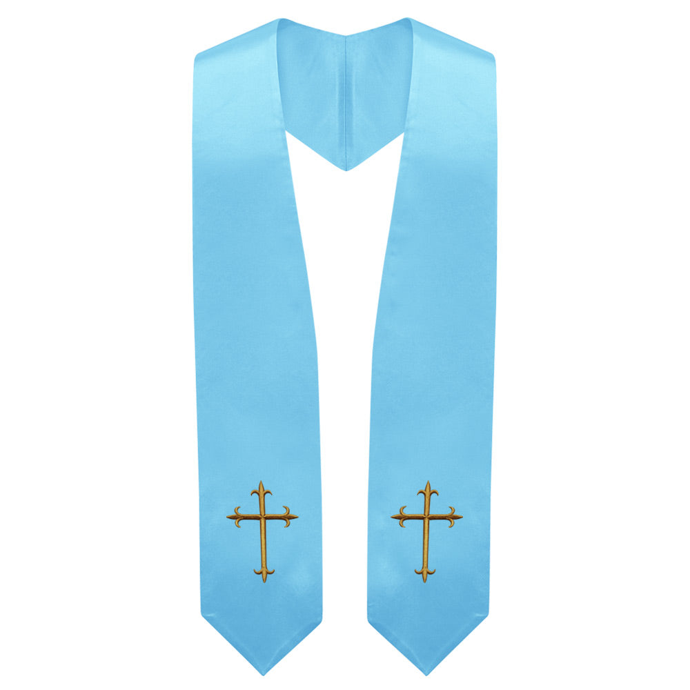 Light Blue Traditional Choir Stole