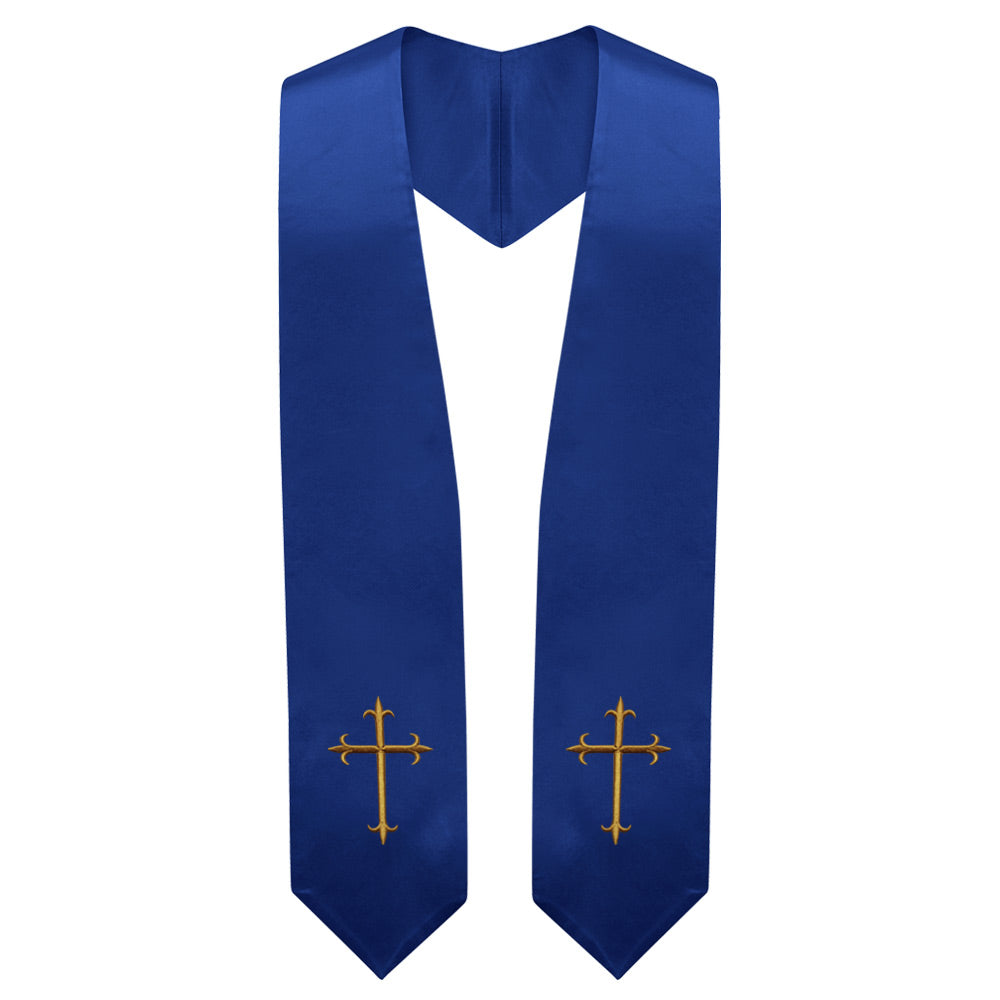 Royal Blue Traditional Choir Stole