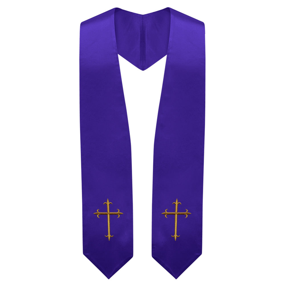 Purple Traditional Choir Stole