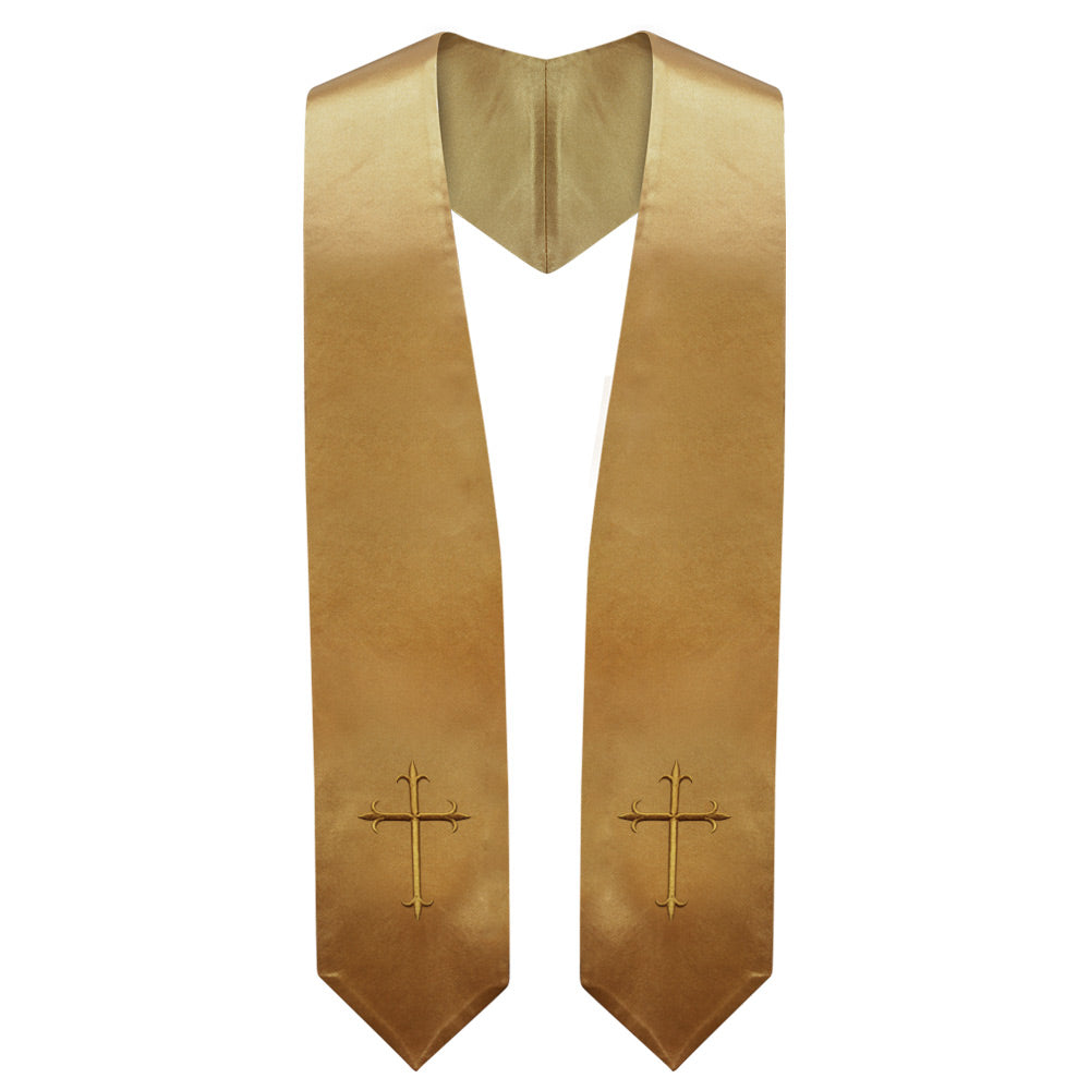 Antique Gold Traditional Choir Stole