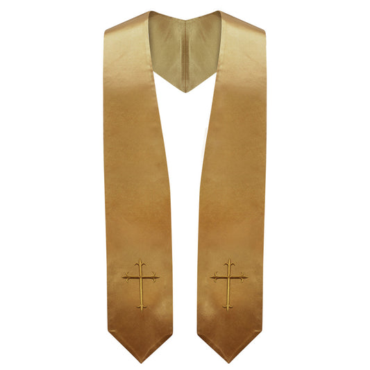 Antique Gold Traditional Choir Stole