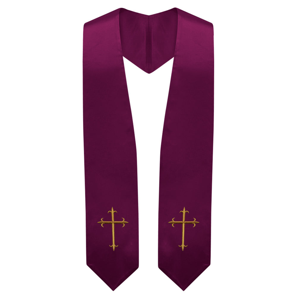 Maroon Traditional Choir Stole