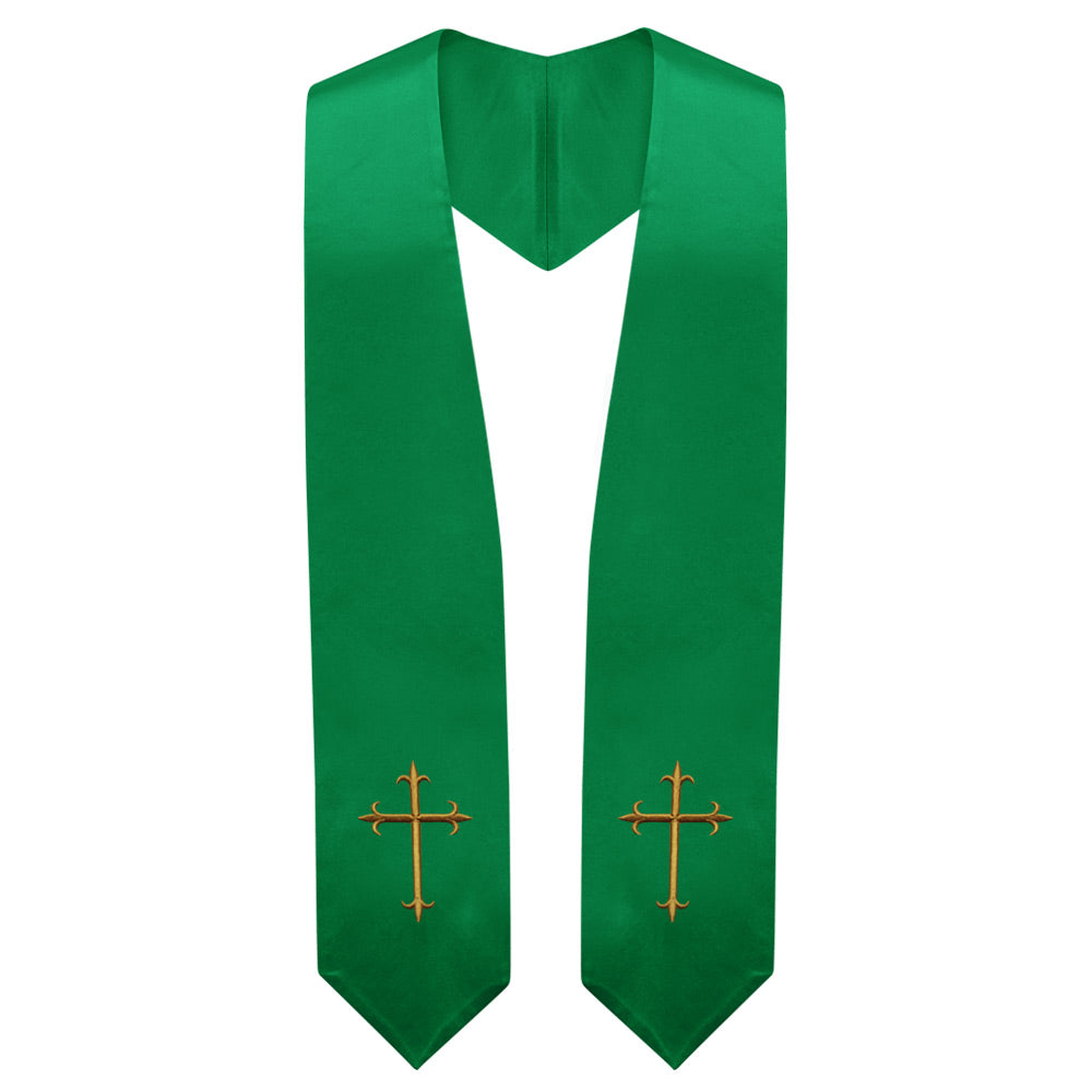 Green Traditional Choir Stole