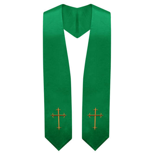 Green Traditional Choir Stole