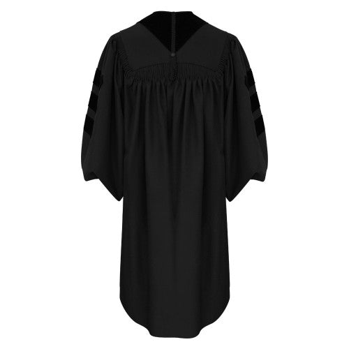 Deluxe Black Clergy Robe