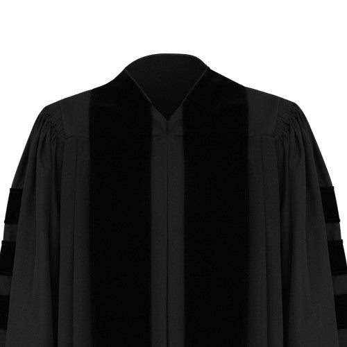 Deluxe Black Clergy Robe