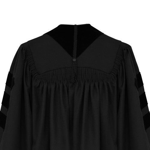 Deluxe Black Clergy Robe