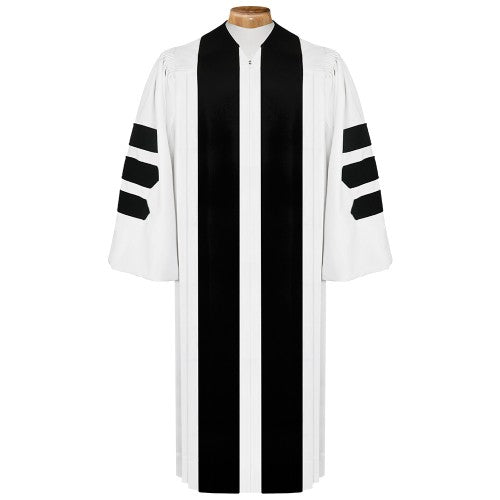Robe Style Exd 185 Exclusive (White/Gold) | Priest robes, Ministry apparel,  Priest outfit