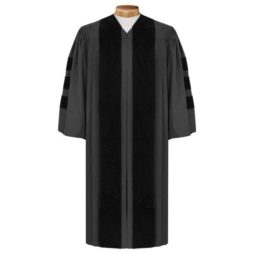 Deluxe Black Pulpit Robe