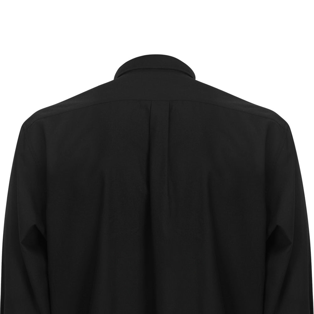 Black Long Sleeve Clergy Shirt